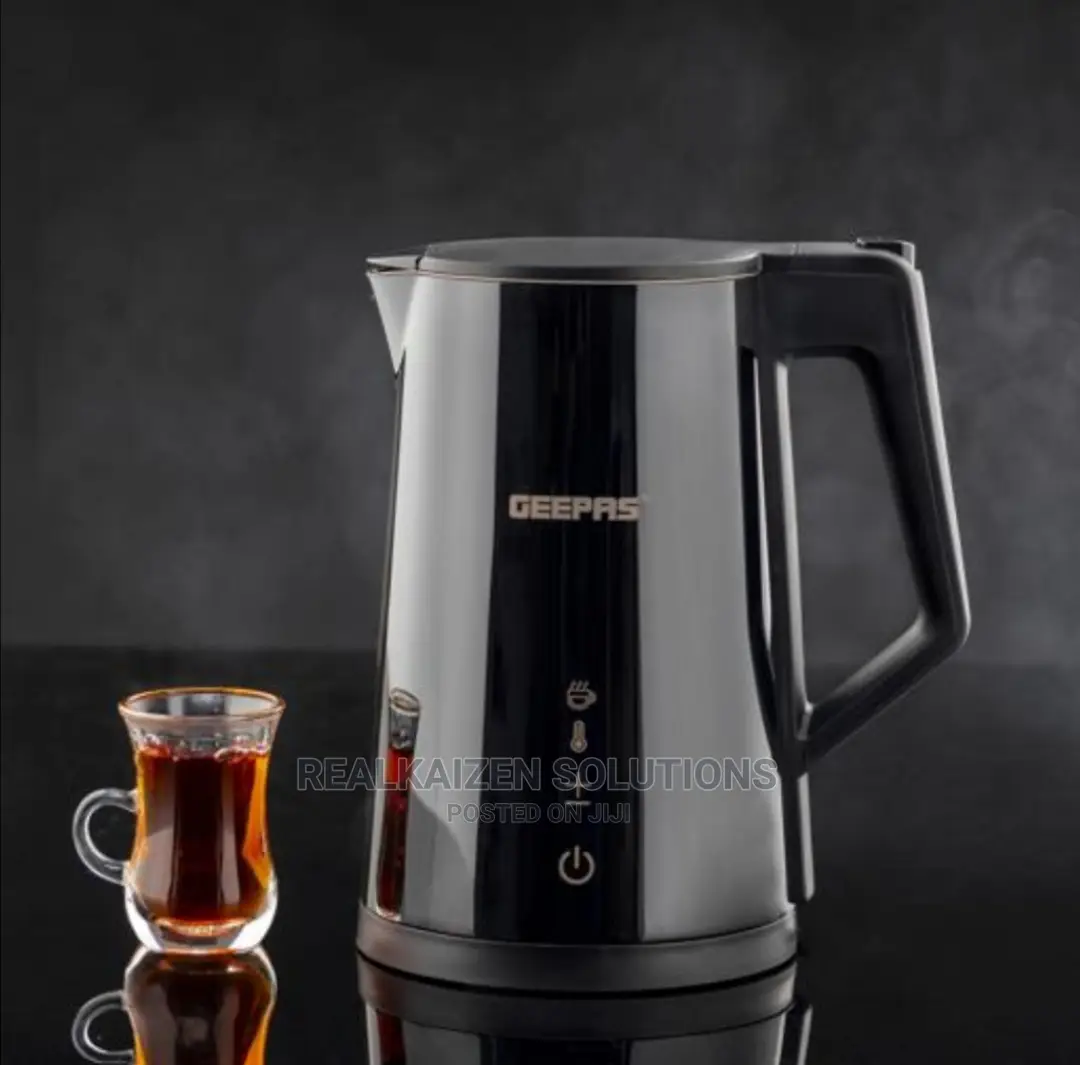 GEEPAS 1.7L Digital Boil Dry Protection Temp Display Kettle