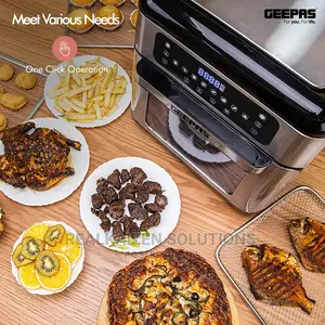 GEEPAS 10L 9 in 1 Digital LED Touch Screen Air Fryer Oven