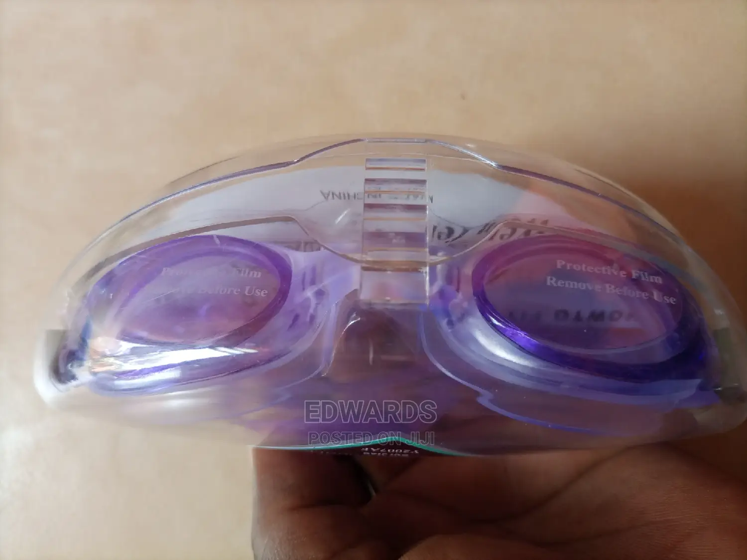 Purple Swimming Goggles 2