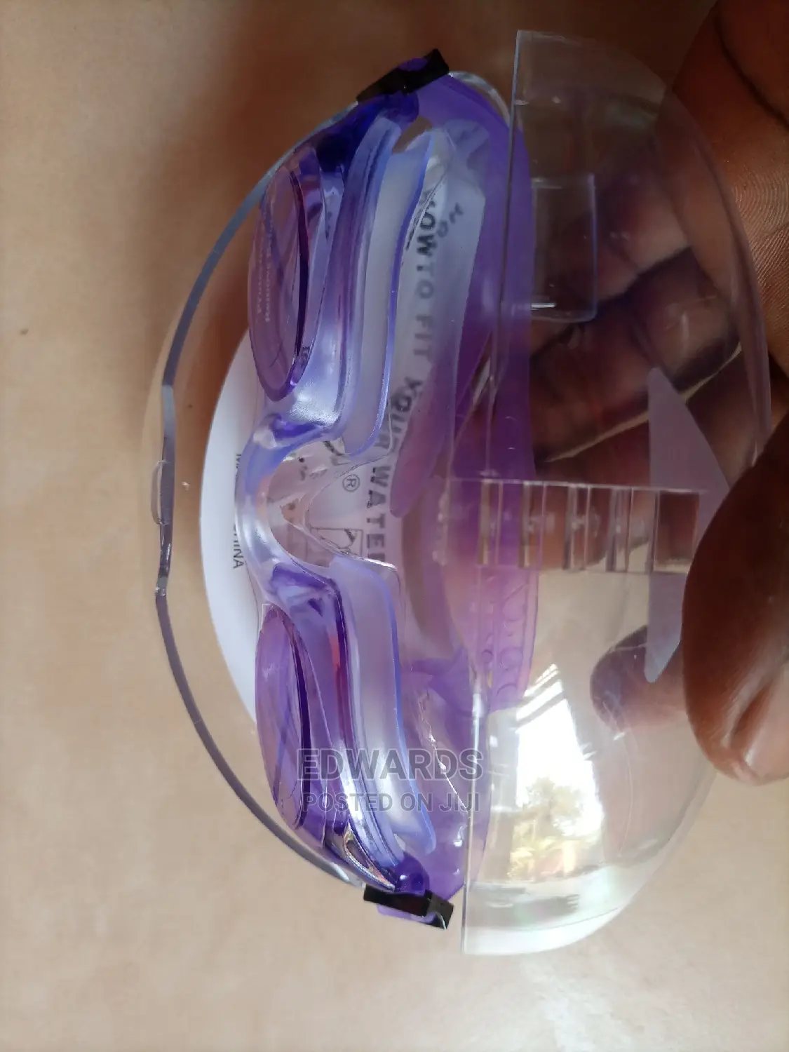 Purple Swimming Goggles 2