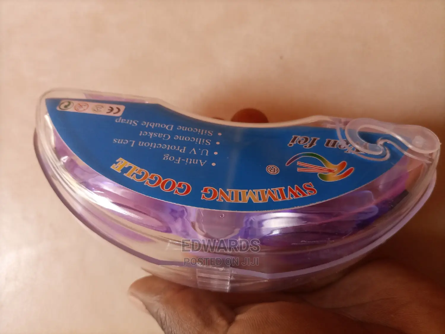 Purple Swimming Goggles 2