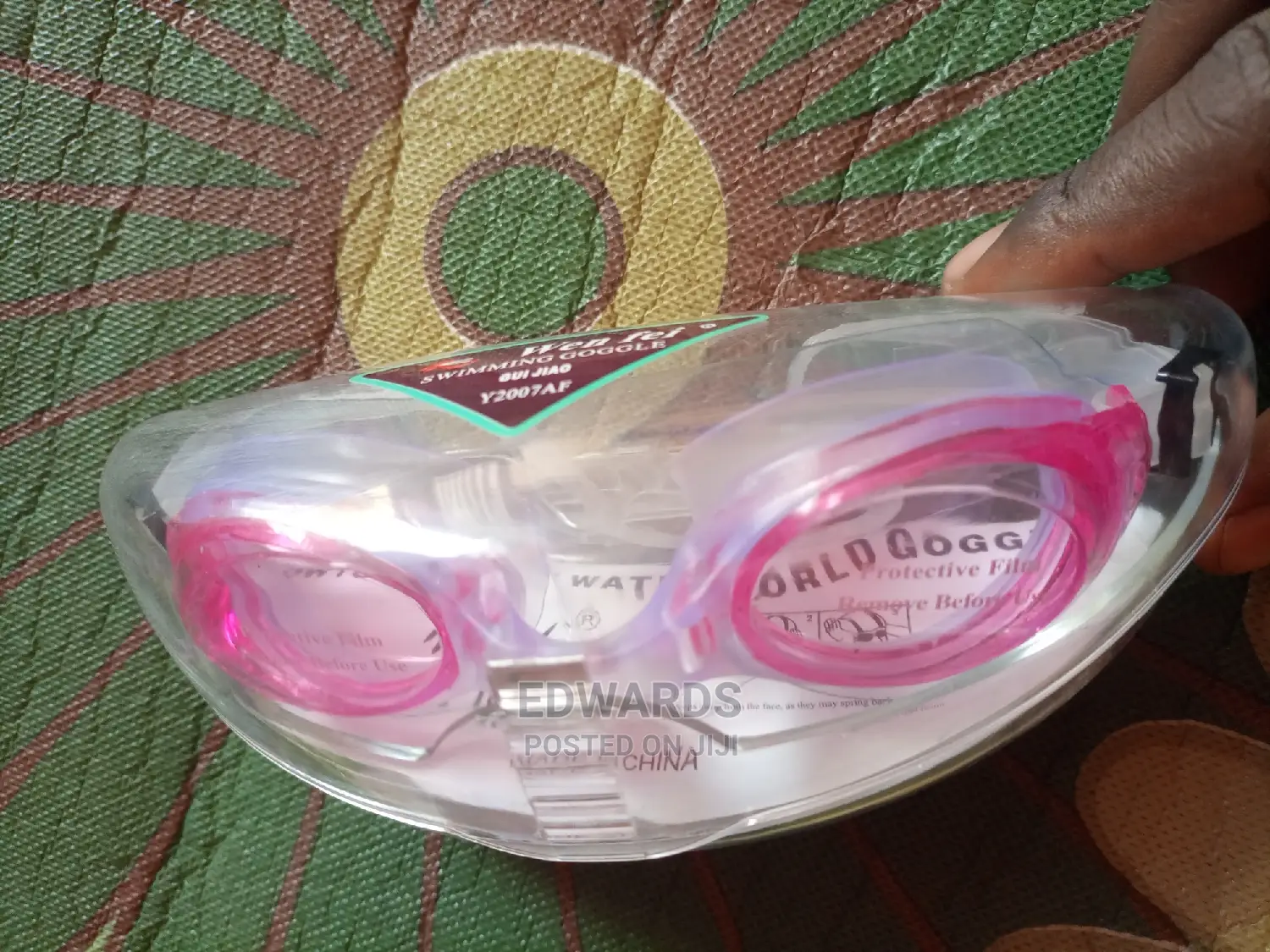 Pink Swimming Goggles 2