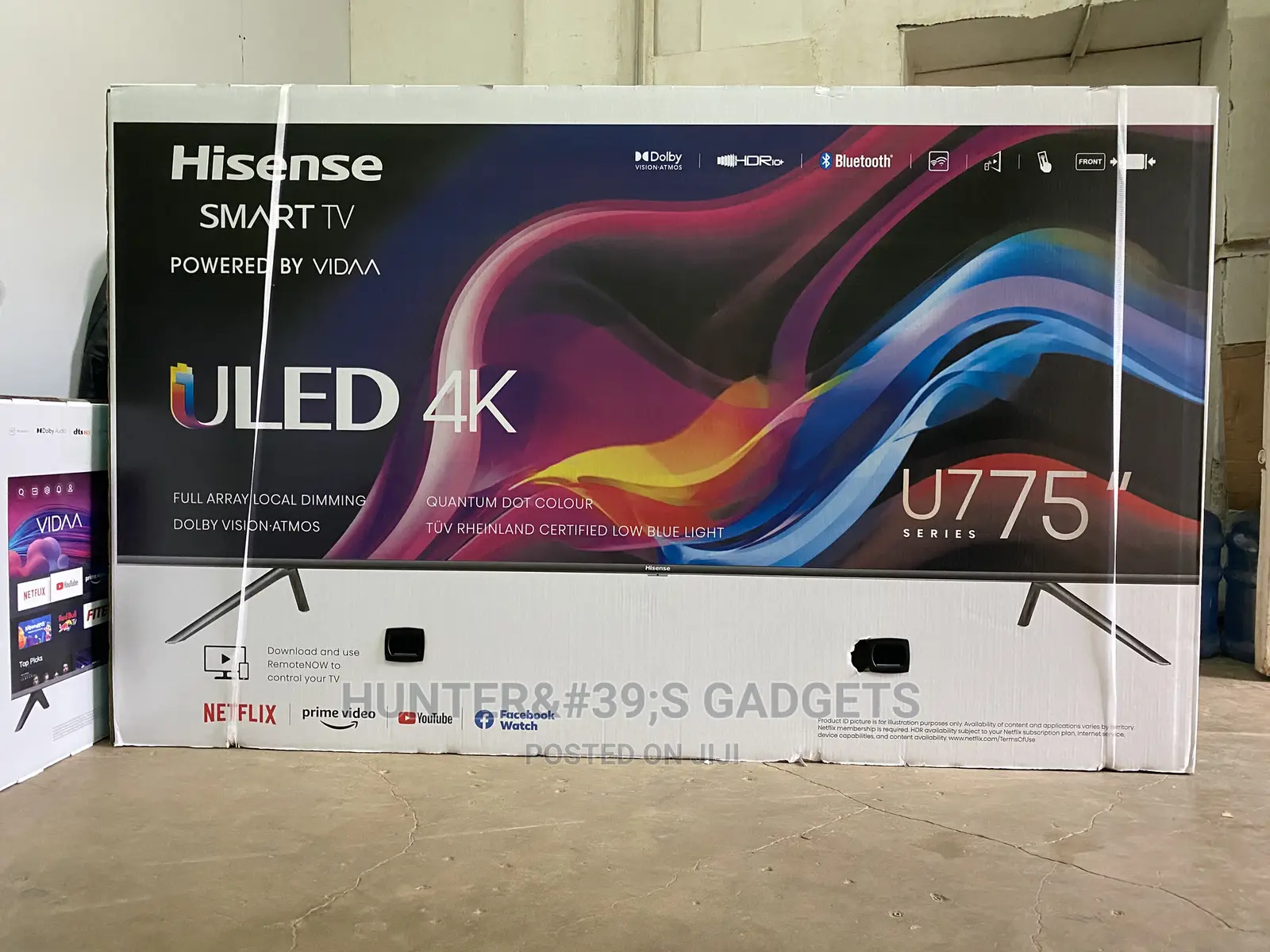 Hisense Uled 75inc Smart With Dolby Atmos Sound Technology Brand New
