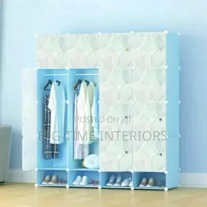 4column Plastic Wardrobe