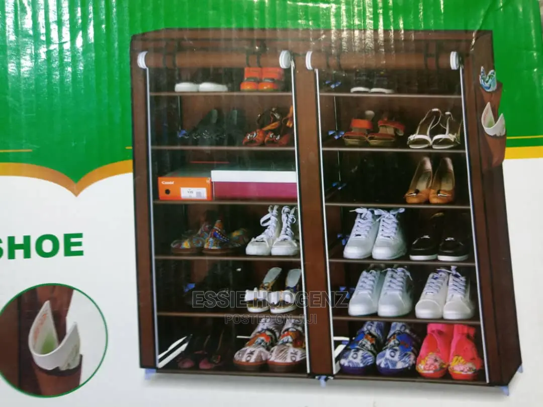 Wooden Double Shoe Rack