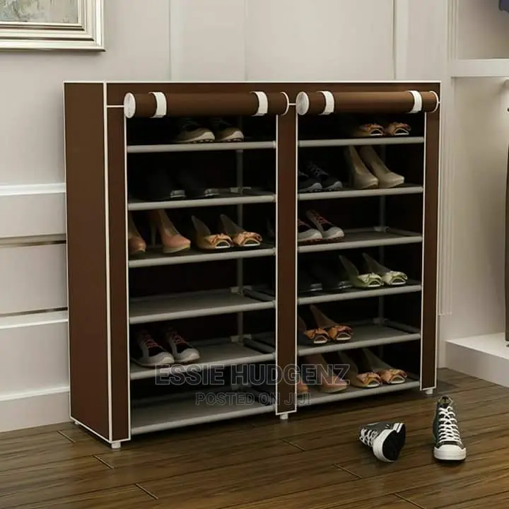 Wooden Double Shoe Rack