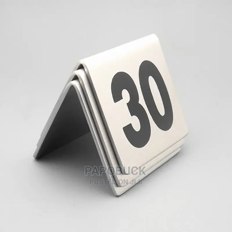 10 Pcs Set Table Numbers