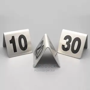 10 Pcs Set Table Numbers