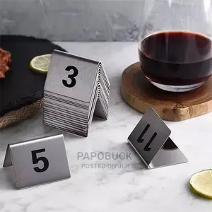 10 Pcs Set Table Numbers