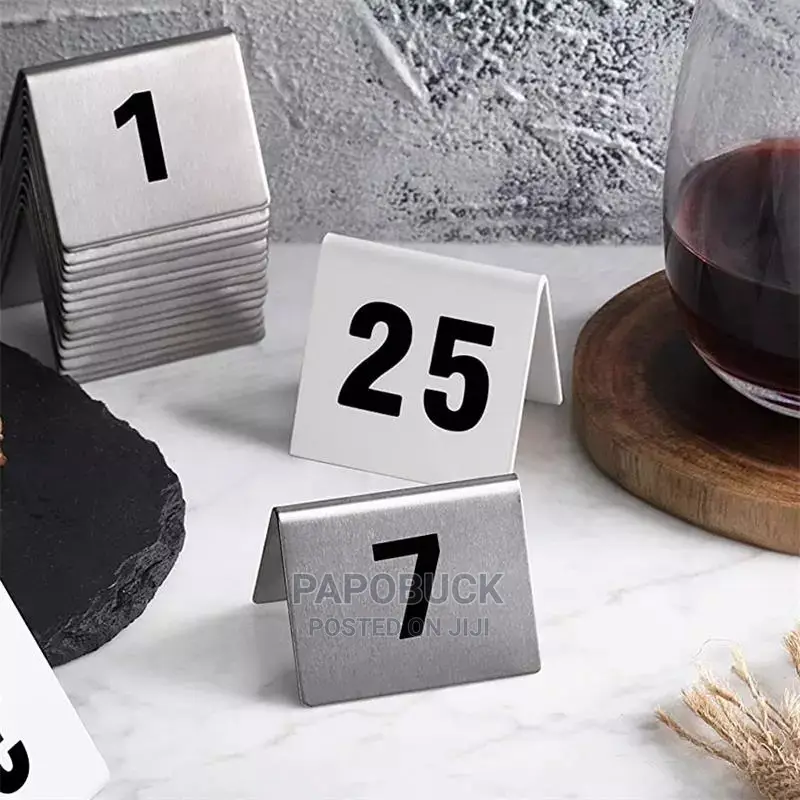 10 Pcs Set Table Numbers