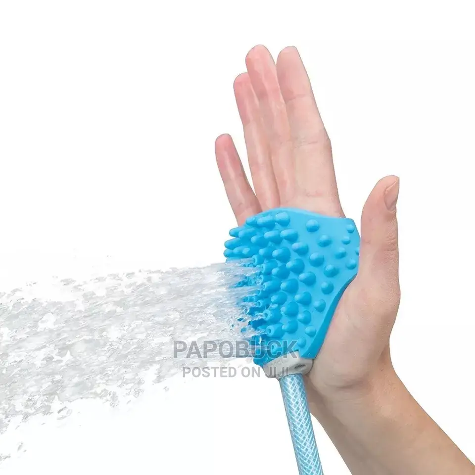 Dog Bath Brush Sprayer and Scrubber