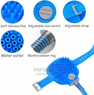 Dog Bath Brush Sprayer and Scrubber