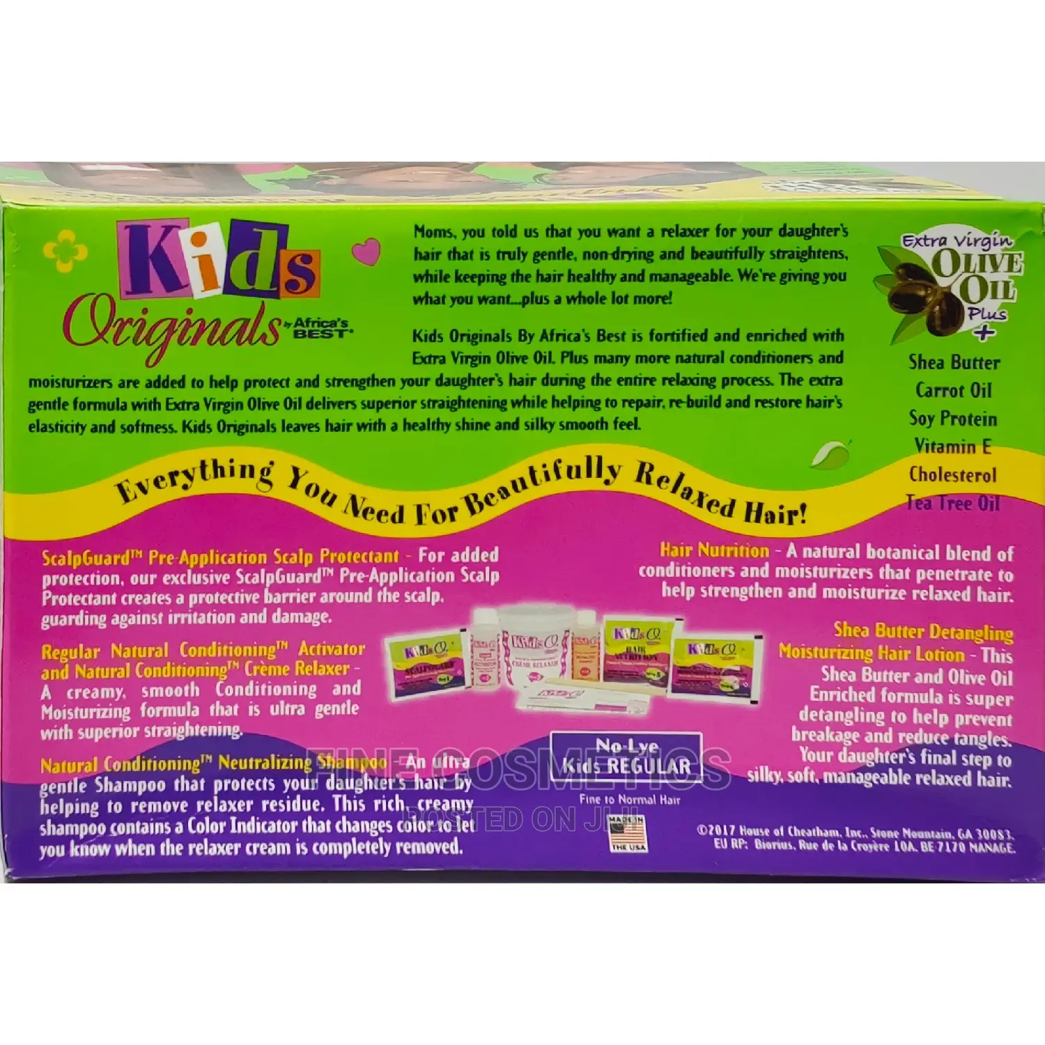 Africas Best Kids Originals Natural Conditioning Relaxer Kit