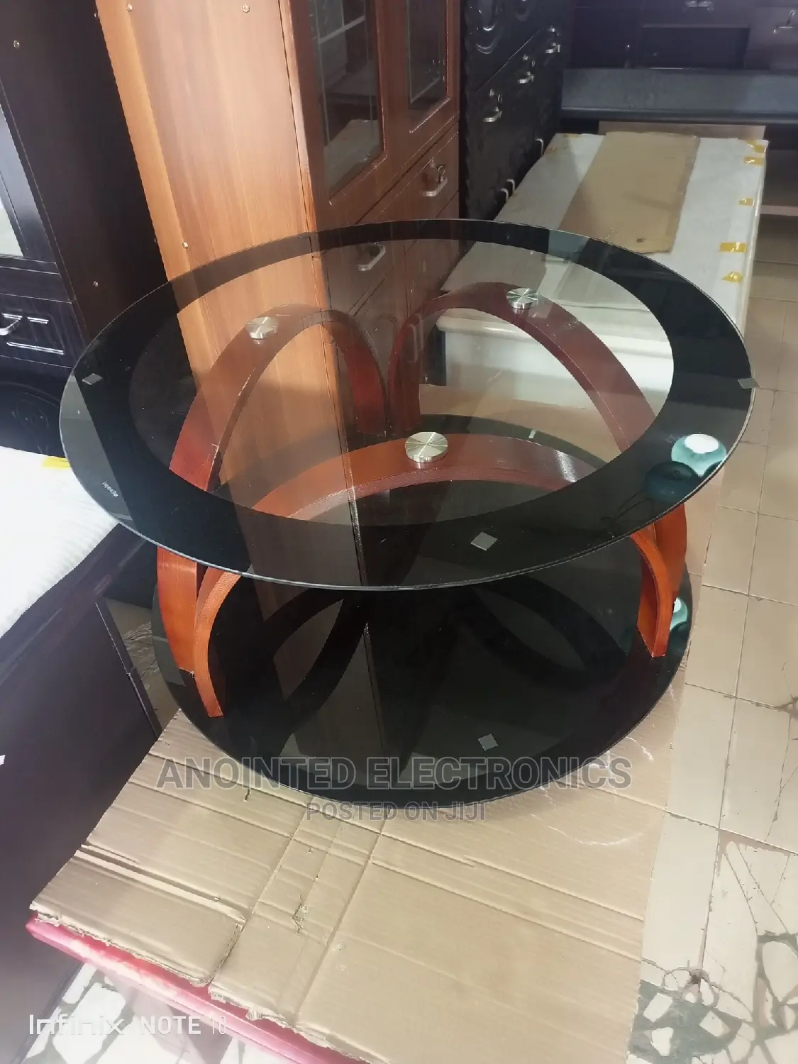Round Glass Table
