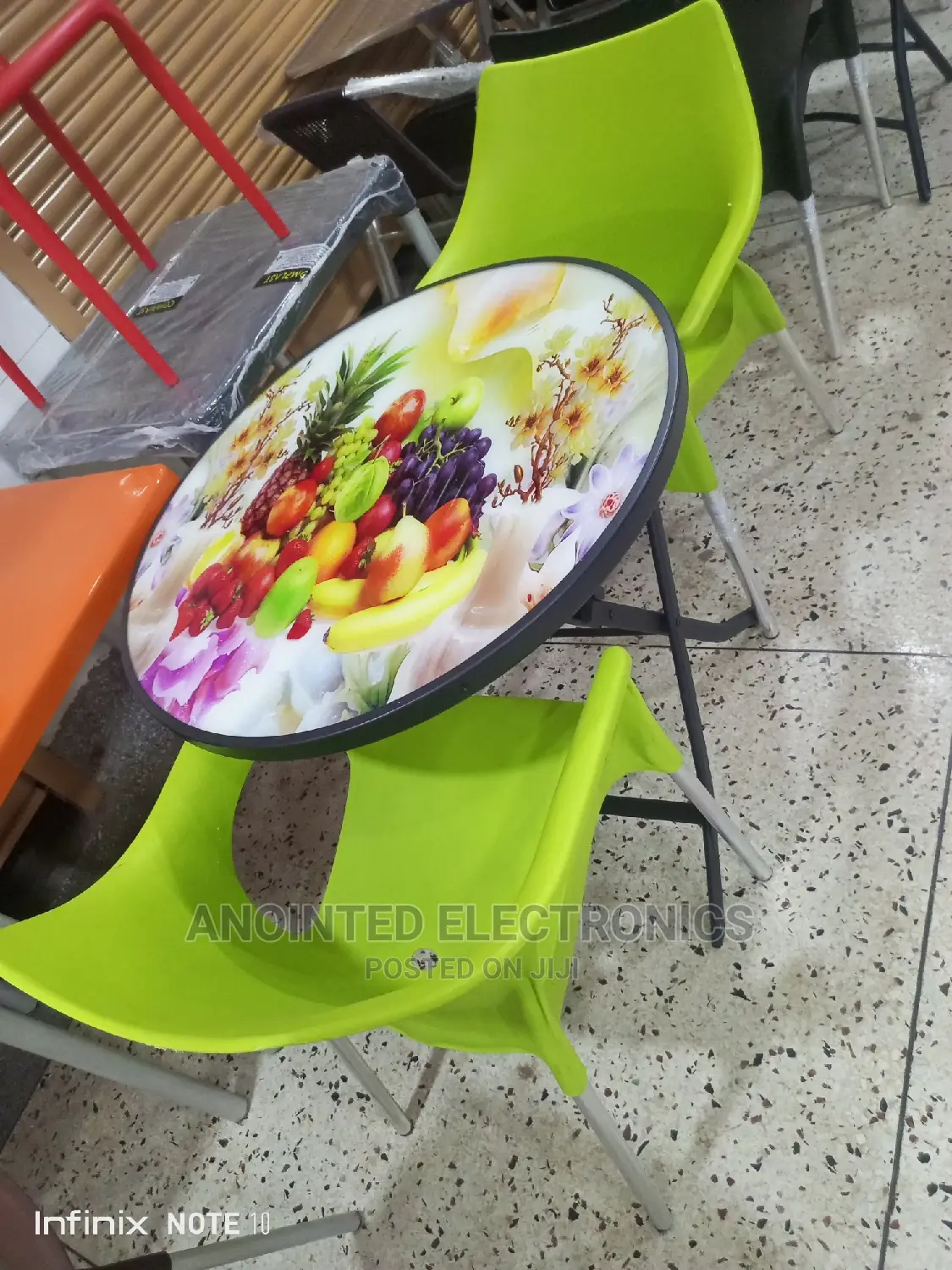 Set of Two Chairs and One Table