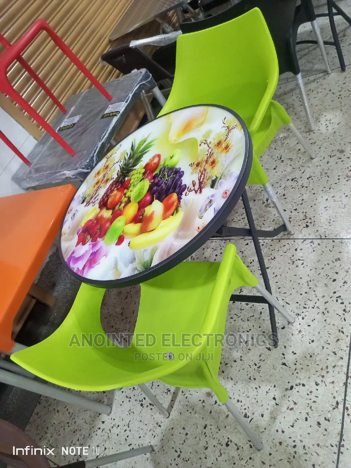 Set of Two Chairs and One Table