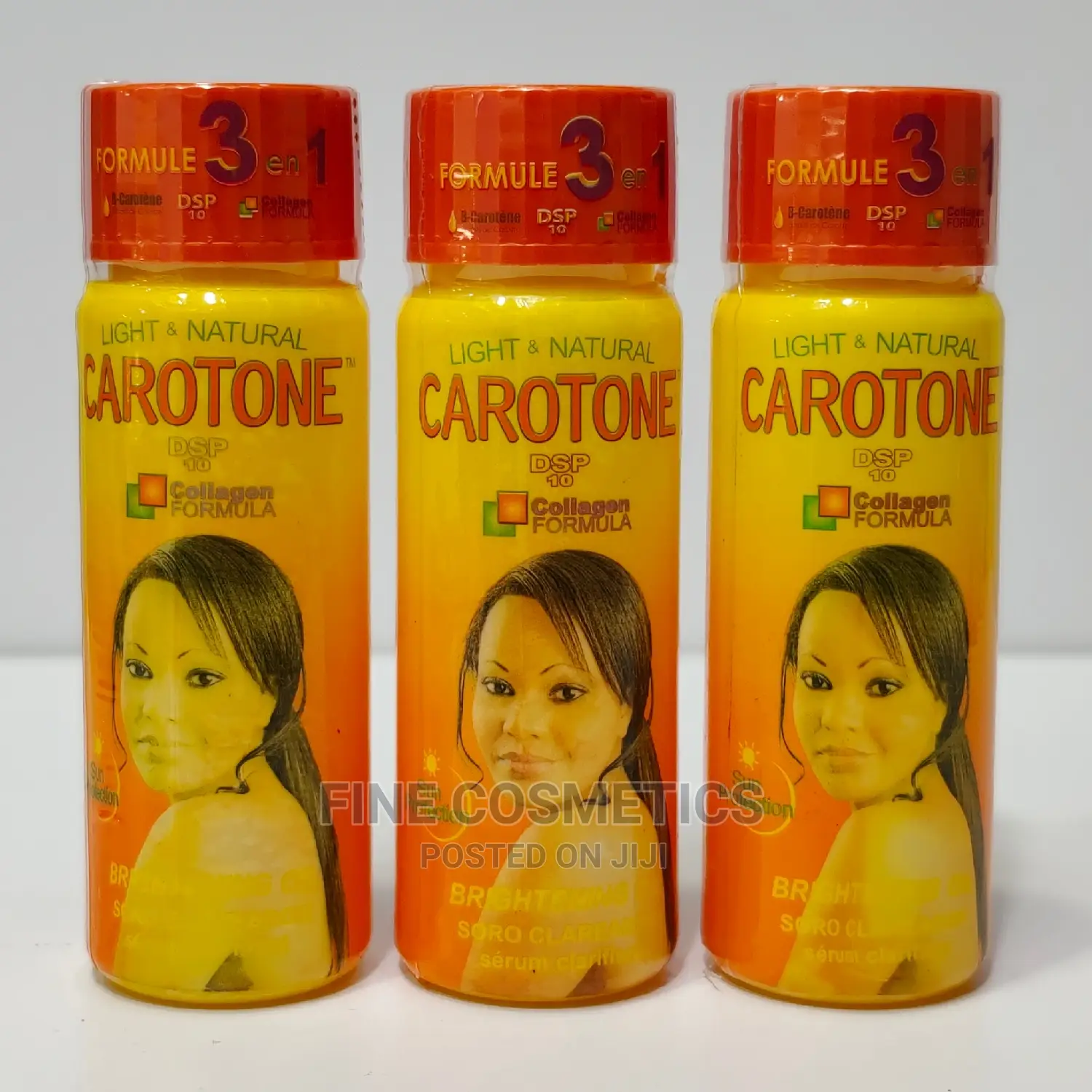 3pcs Carotone Brightening Collagen Oil With UV Sunscreen