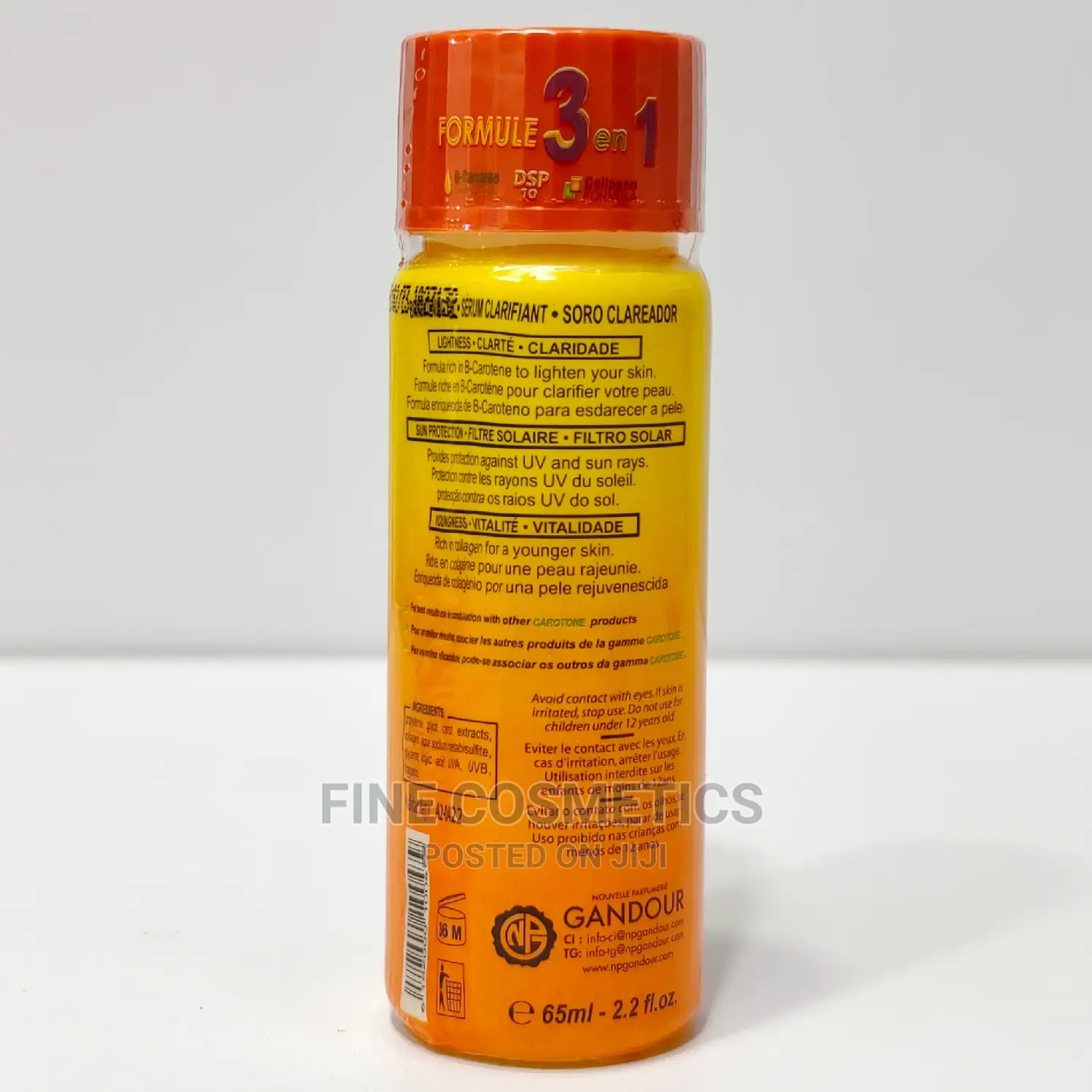 3pcs Carotone Brightening Collagen Oil With UV Sunscreen