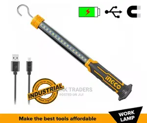 Ingco HWL36008LI Rechargeable Lithium-Ion USB Work Lamp