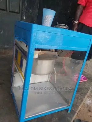 Blue Popcorn Machine