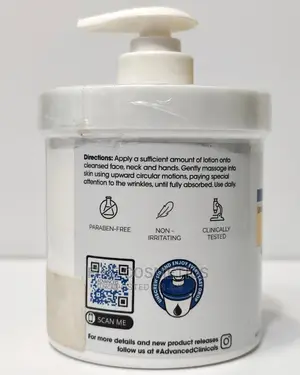 Advanced Clinicals Retinol Cream Face Body Moisturizer