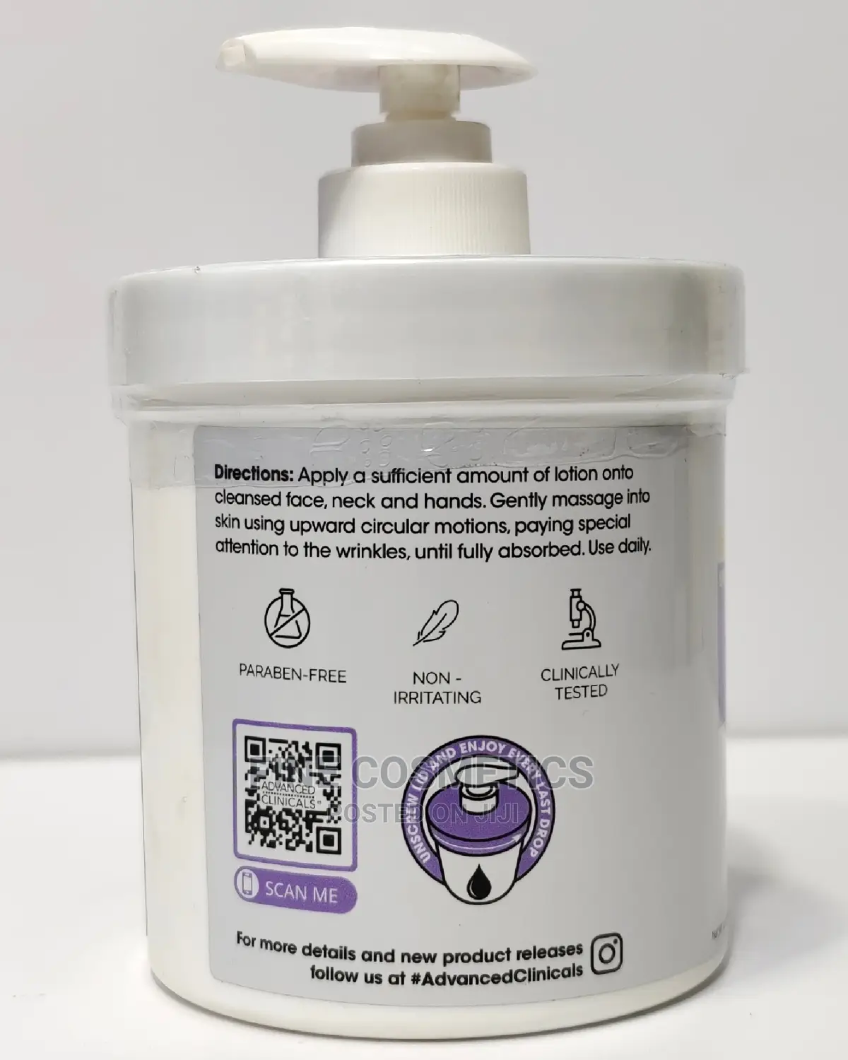 Advanced Clinicals Anti-Aging Hyaluronic Acid Cream