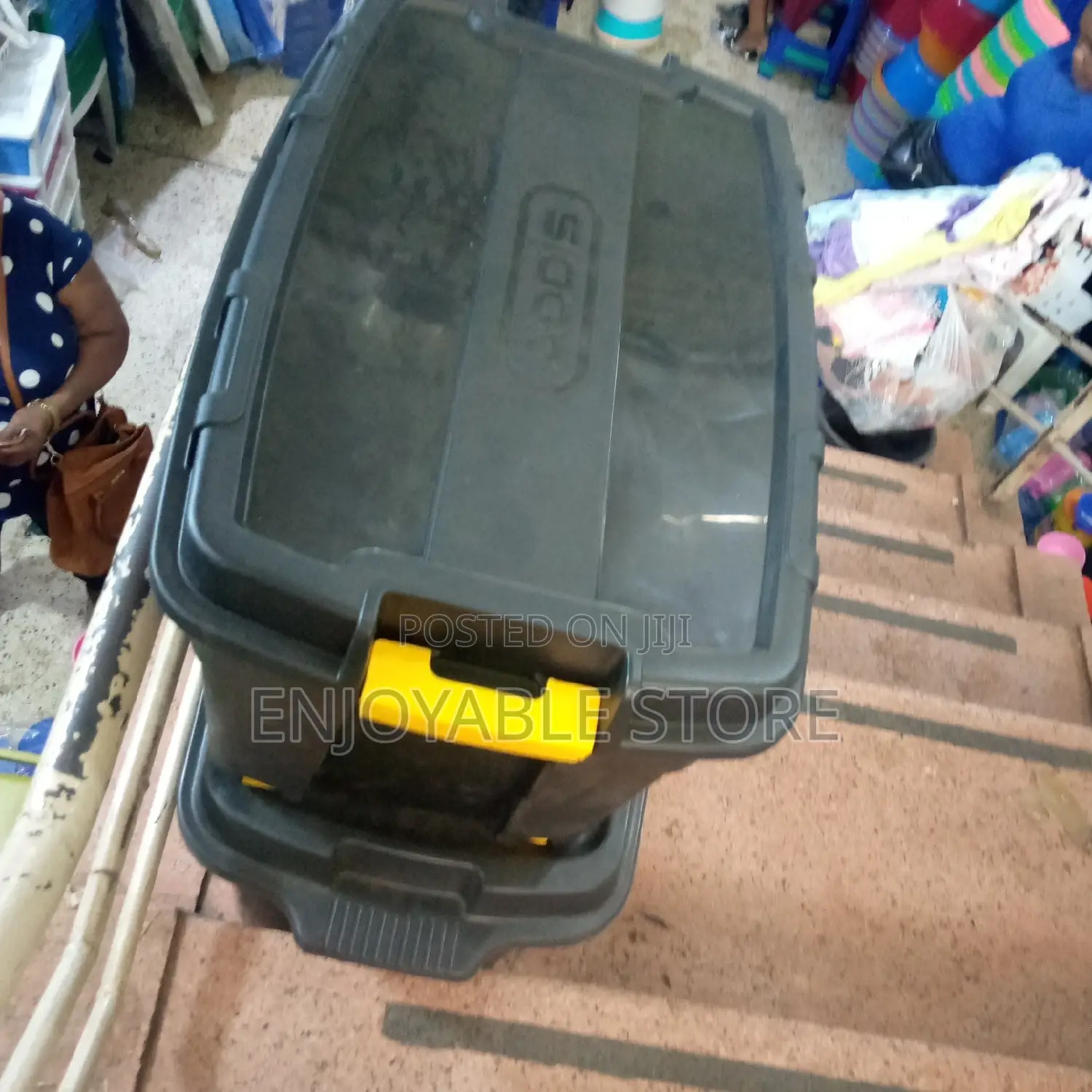 Plastic Durable Storage Box 120ltr