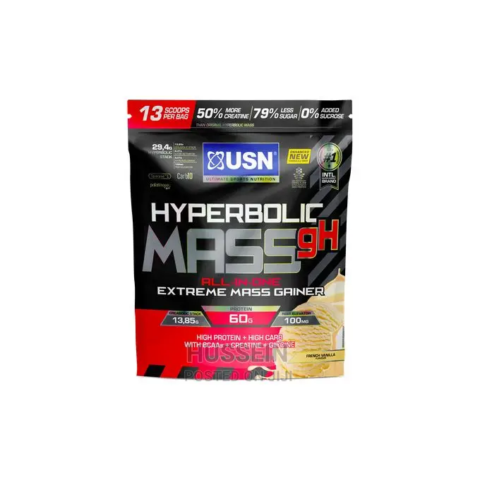 Hyperbolic Mass Gainer 1kg Strawberry Discount