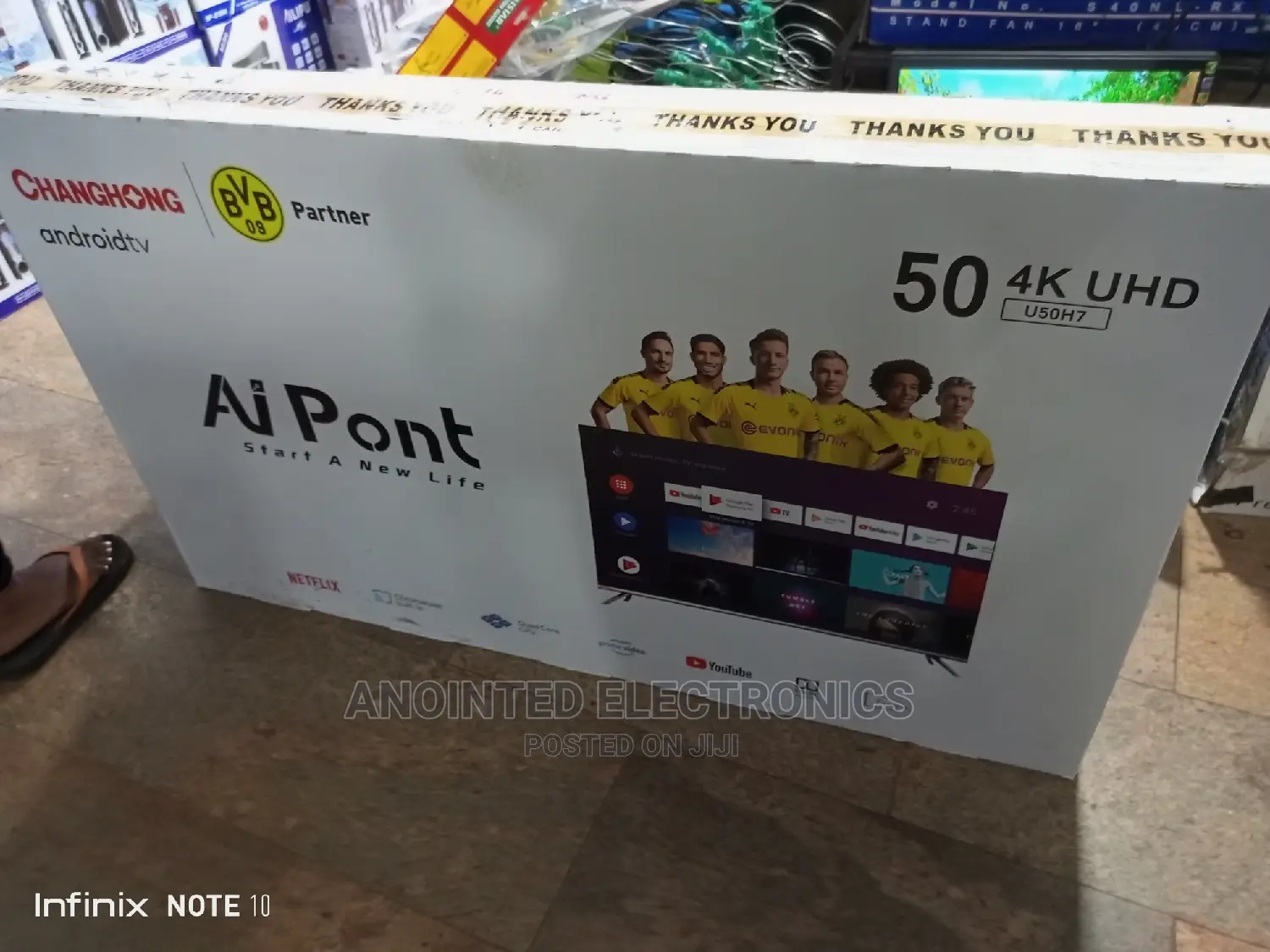 Tv Changhong 50" Smart 4k