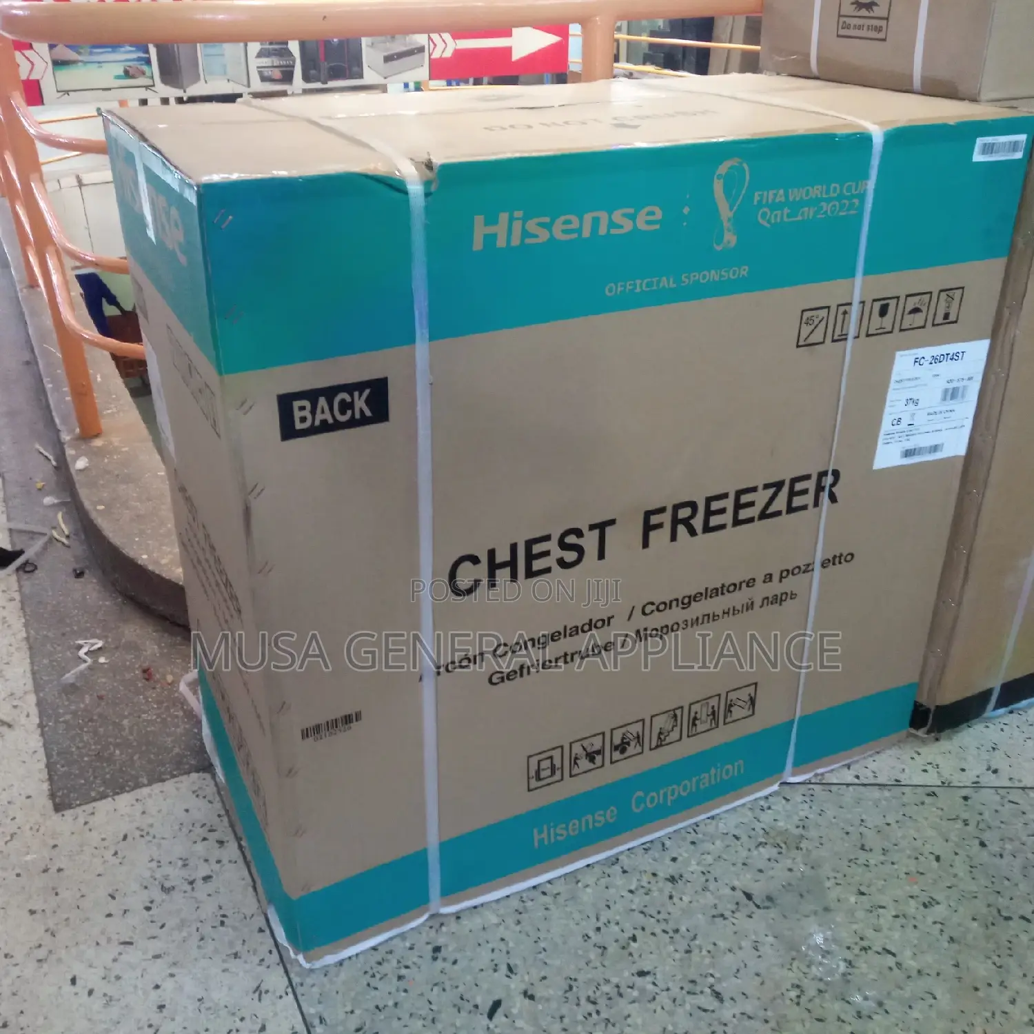 Hisense Chest Freezer Fc- 26DT4ST 37KG