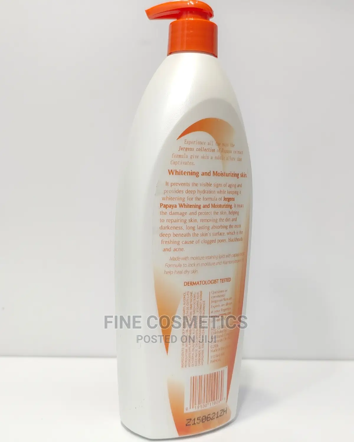 ORIGINAL Jergens Papaya Whitening Body Lotion 600ml