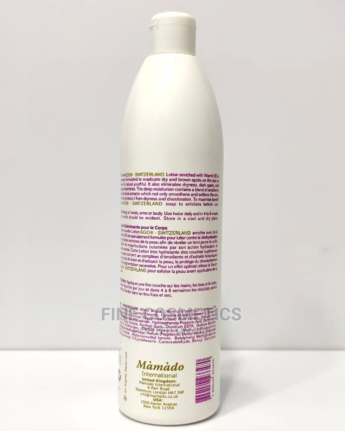 Original EGO Switzerland Toning Body Lotion
