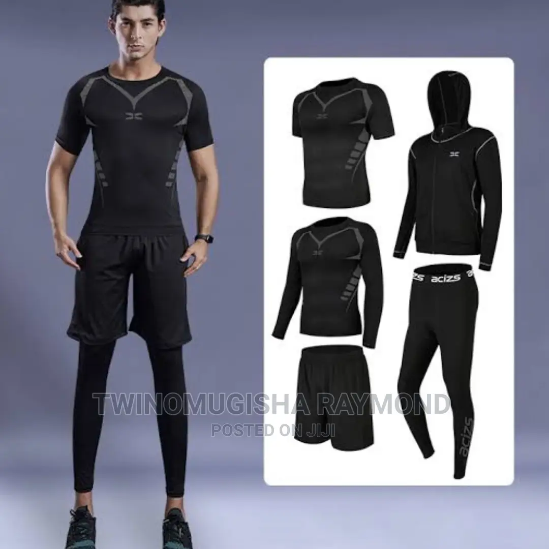 5 Piece Men's Tights For Gym Wear