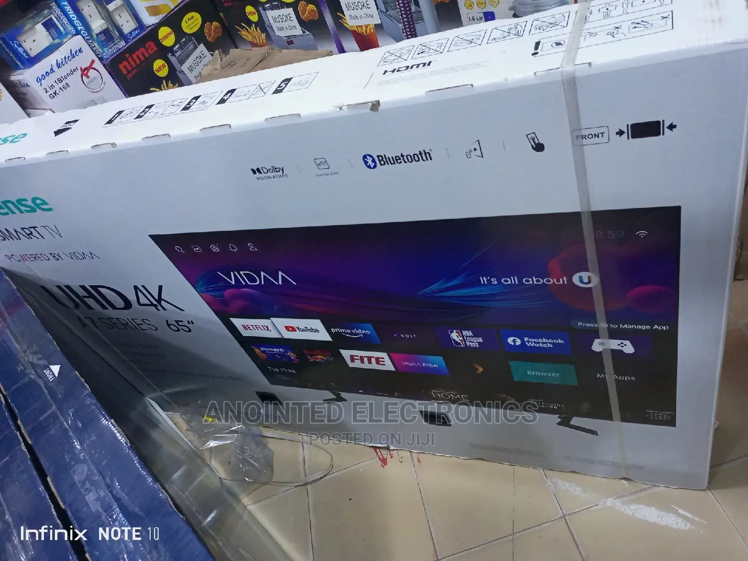 Hisense 65" Smart A7 Serie 4k
