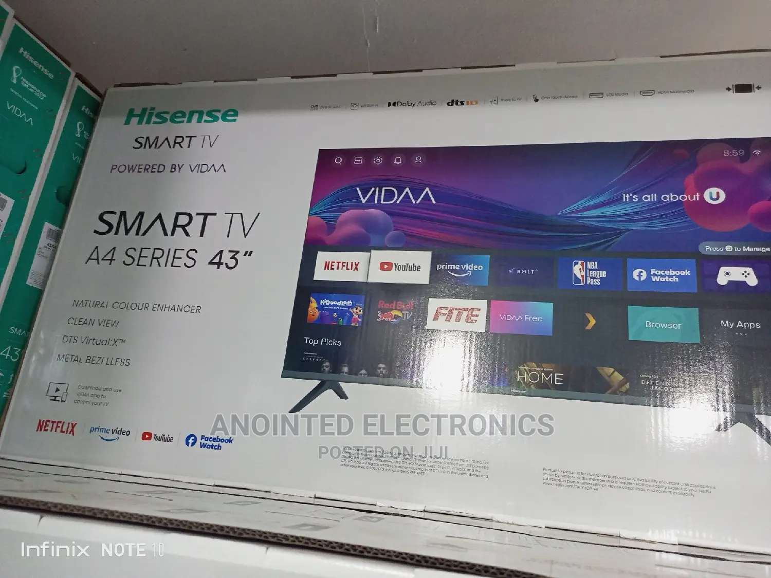 Hisense 43" Smart A4 Series'