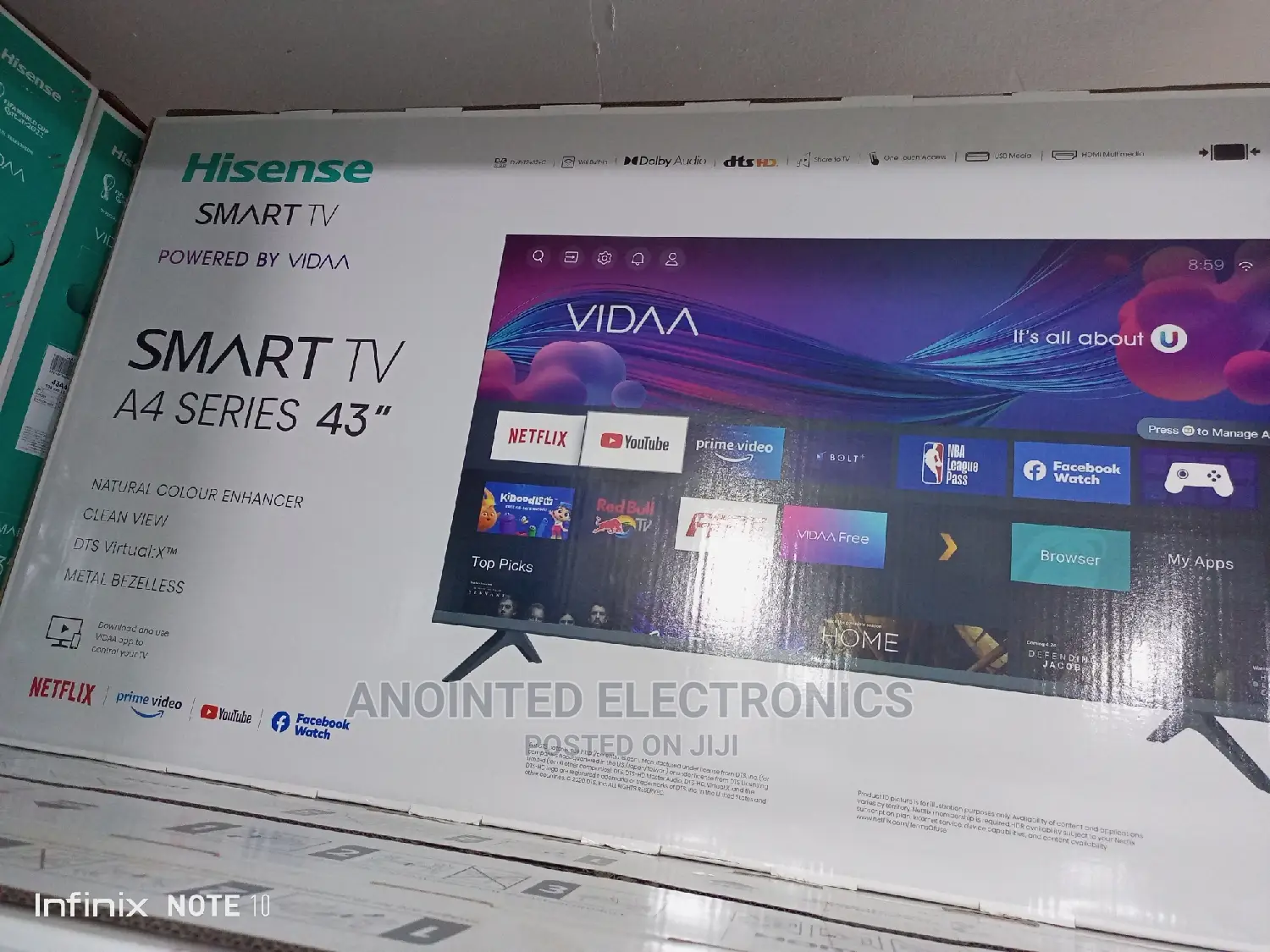 Hisense 43" Smart A4 Seriously