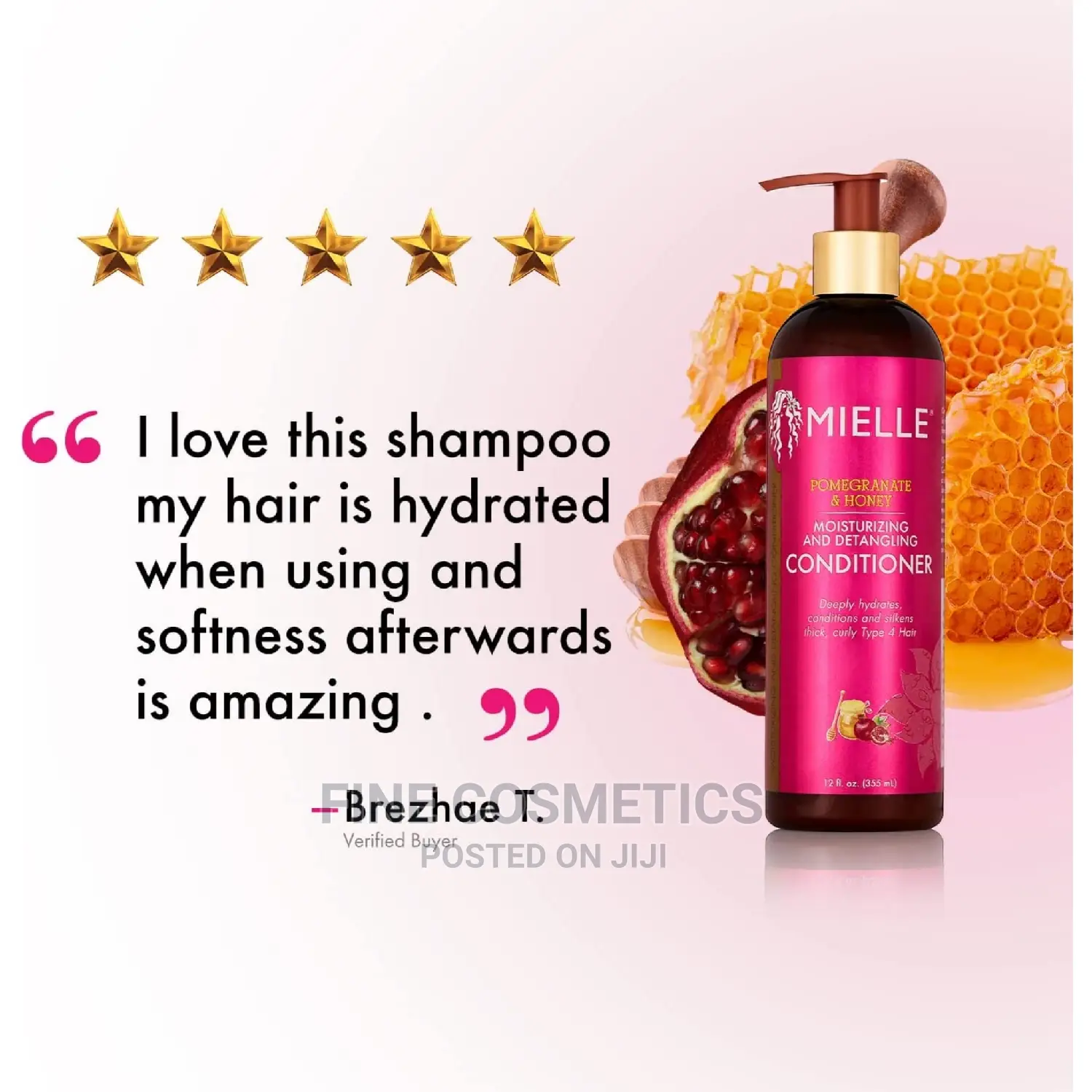 Mielle Detangler, Pomegranate + Honey Detangling Conditioner