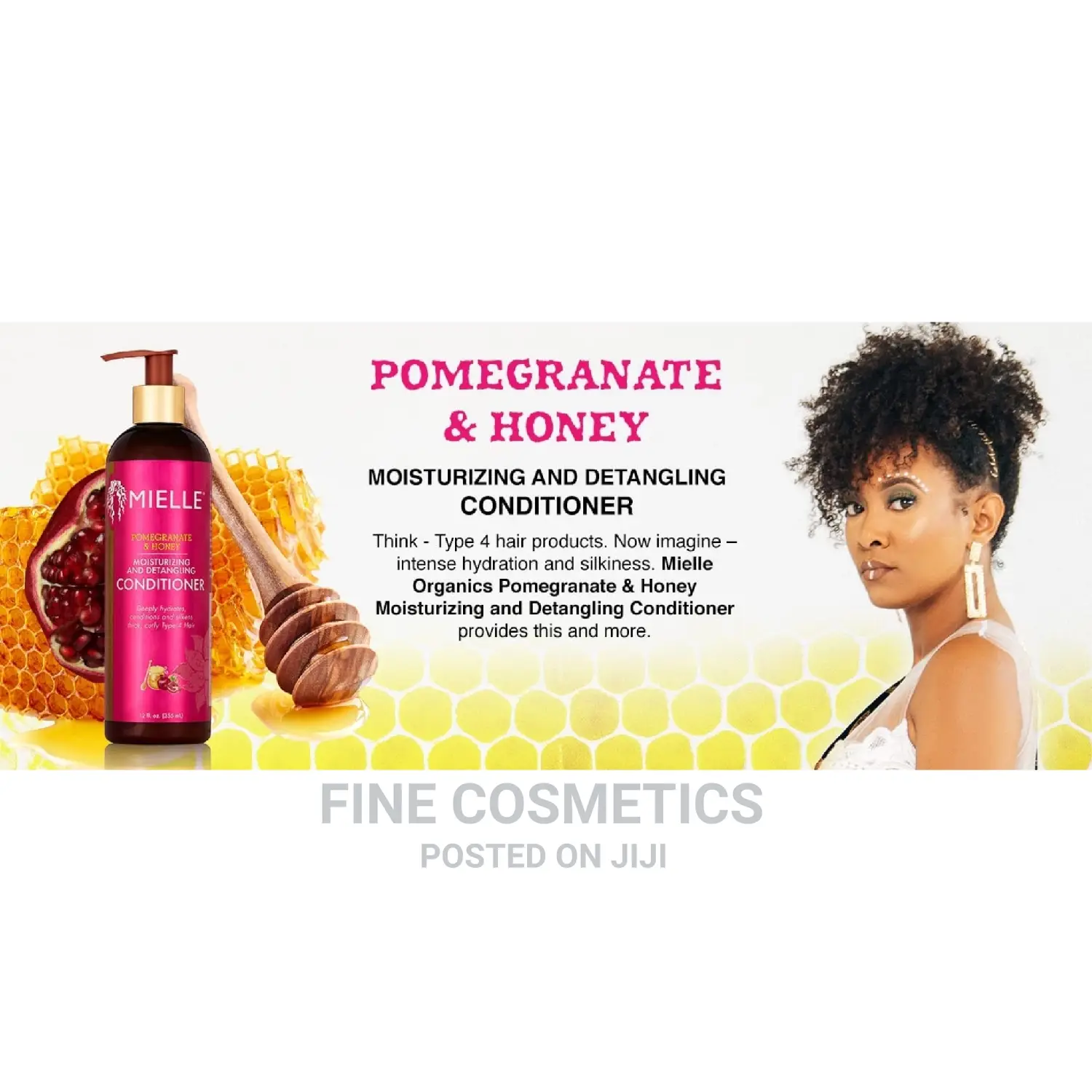 Mielle Detangler, Pomegranate + Honey Detangling Conditioner