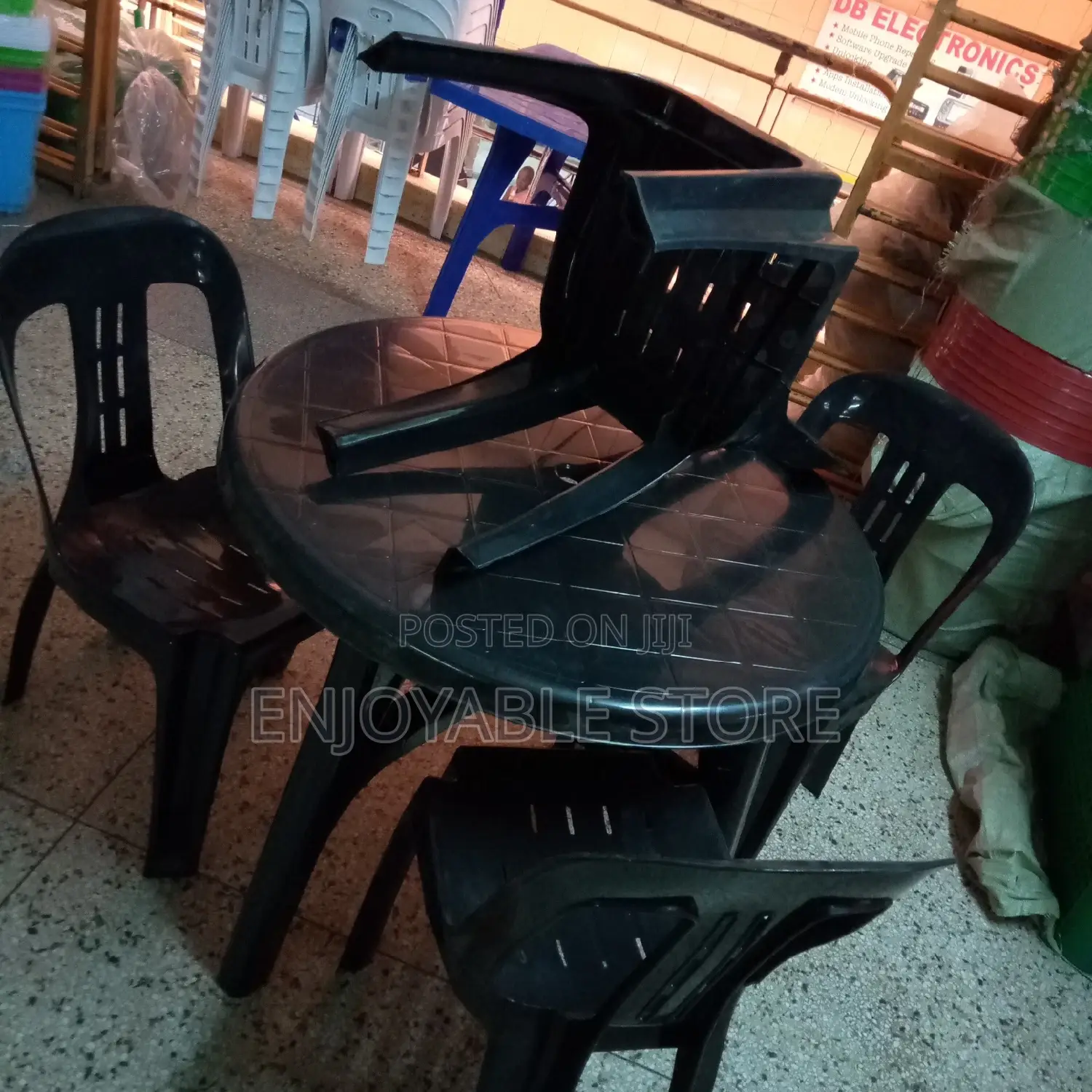 Plastic Table Set of Chairs