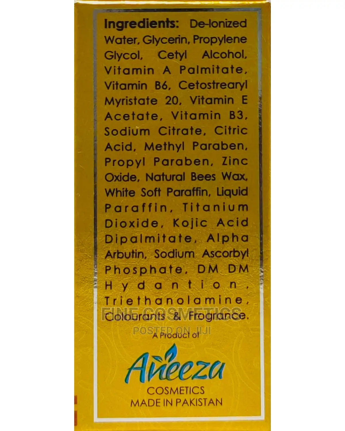 Aneeza Gold Beauty Cream With Avacado Aloe Vera