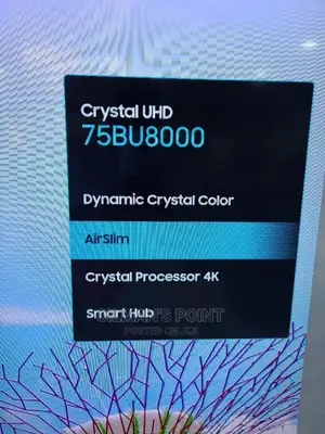 Samsung 75" Bu8000 Crystal Uhd 4K TV
