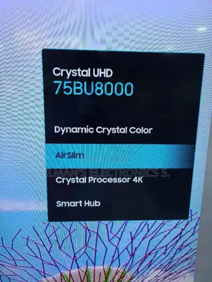 Samsung 75" Bu8000 Crystal Uhd 4K TV
