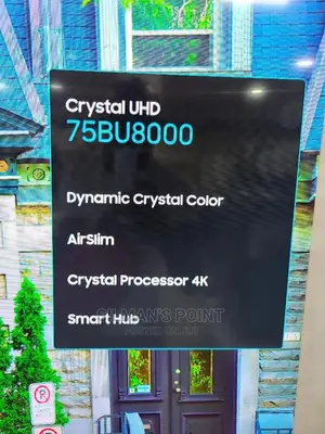 Samsung 75" Bu8000 Crystal Uhd 4K TV