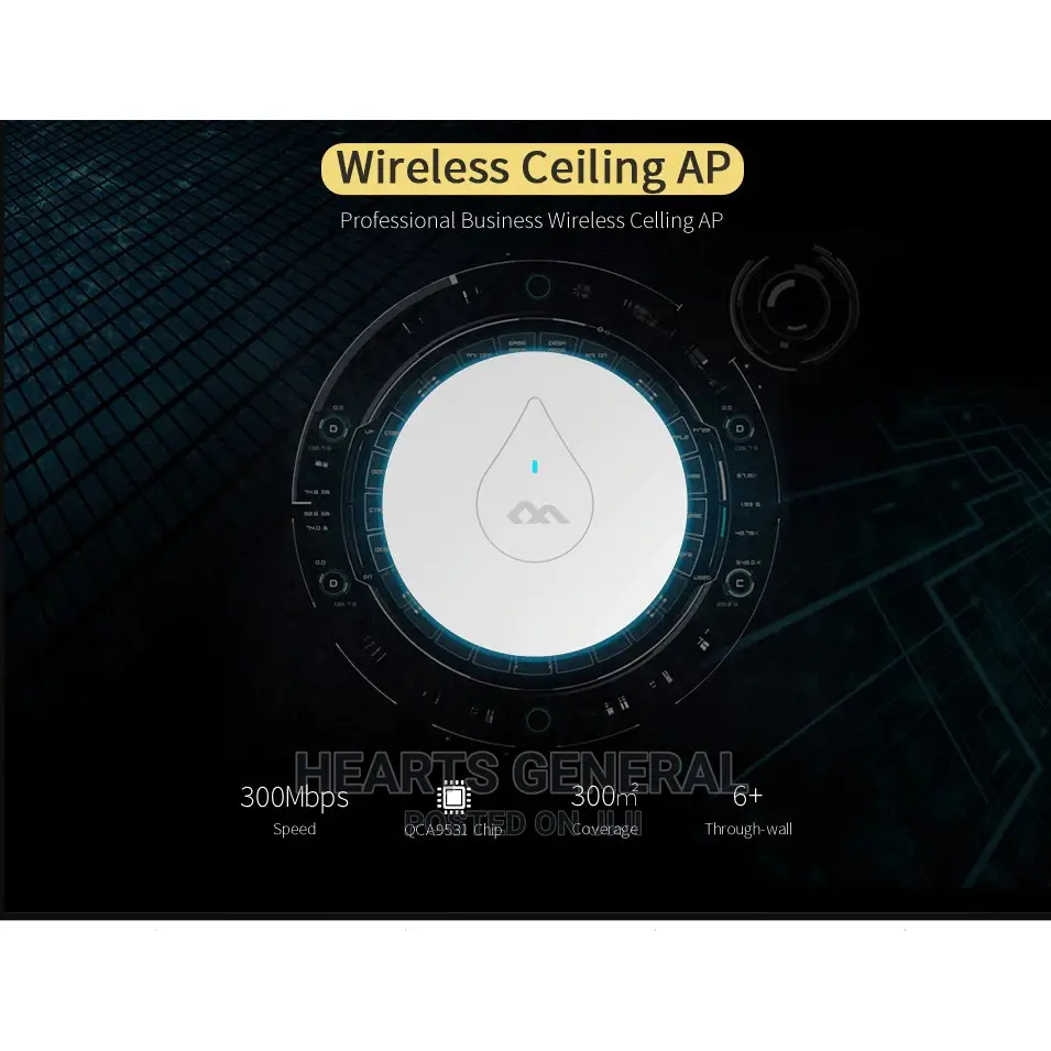 Comfast Wifi Ceiling Access Point 300mbps (Repeater/ Bridge)