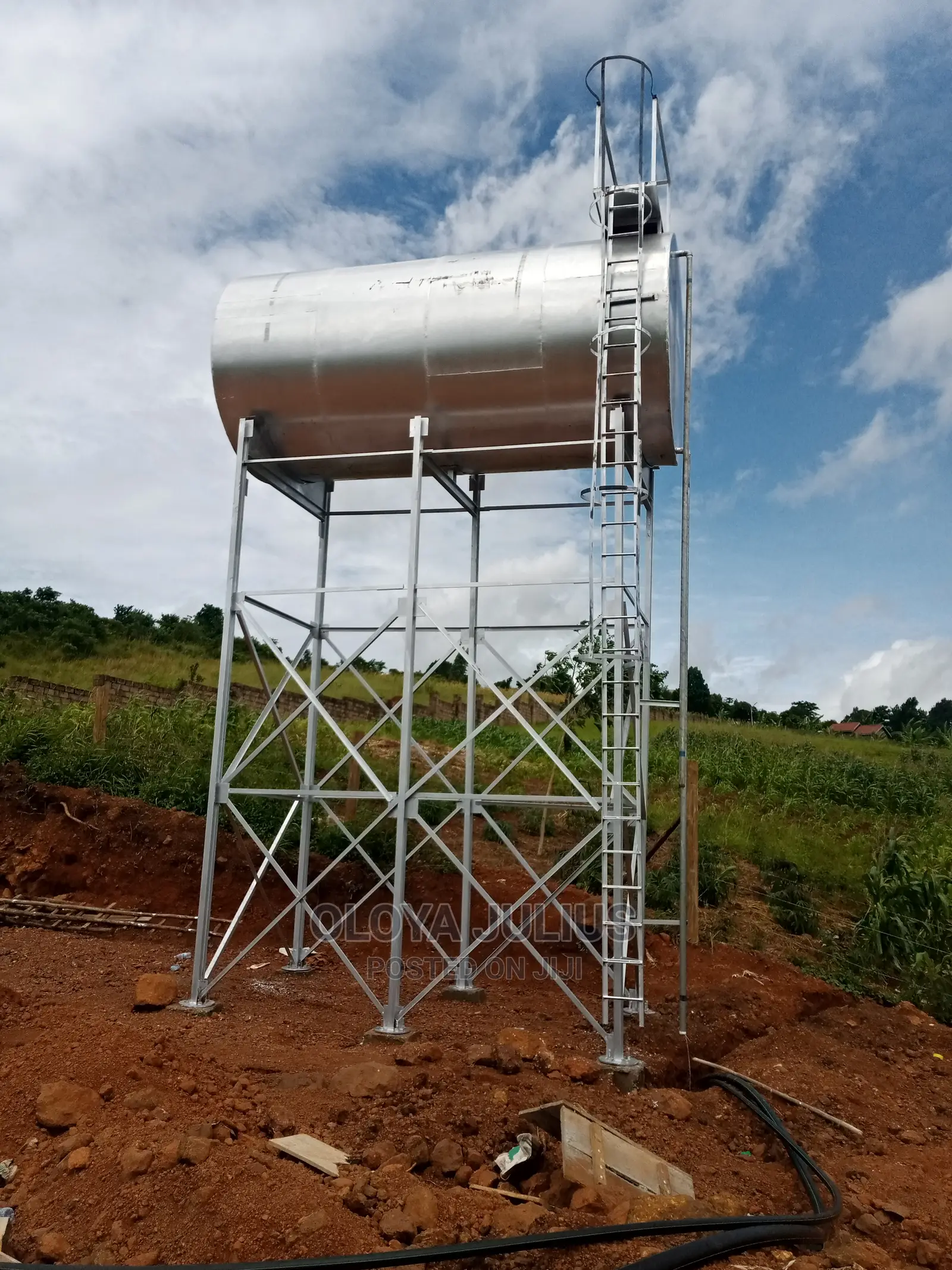 20000 Liters Elevated Steel Water Tank Installations