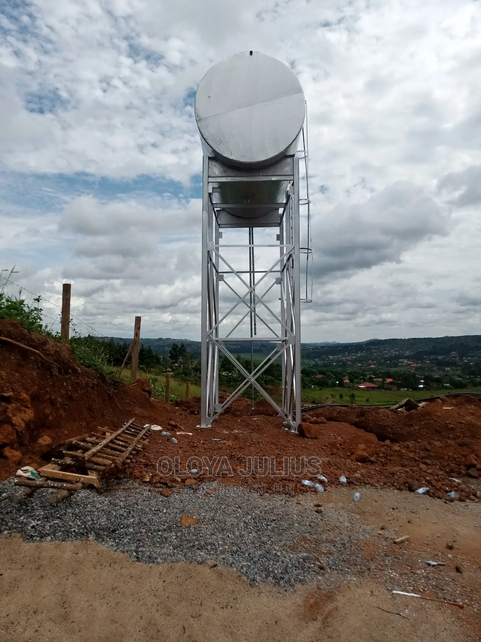 20000 Liters Elevated Steel Water Tank Installations
