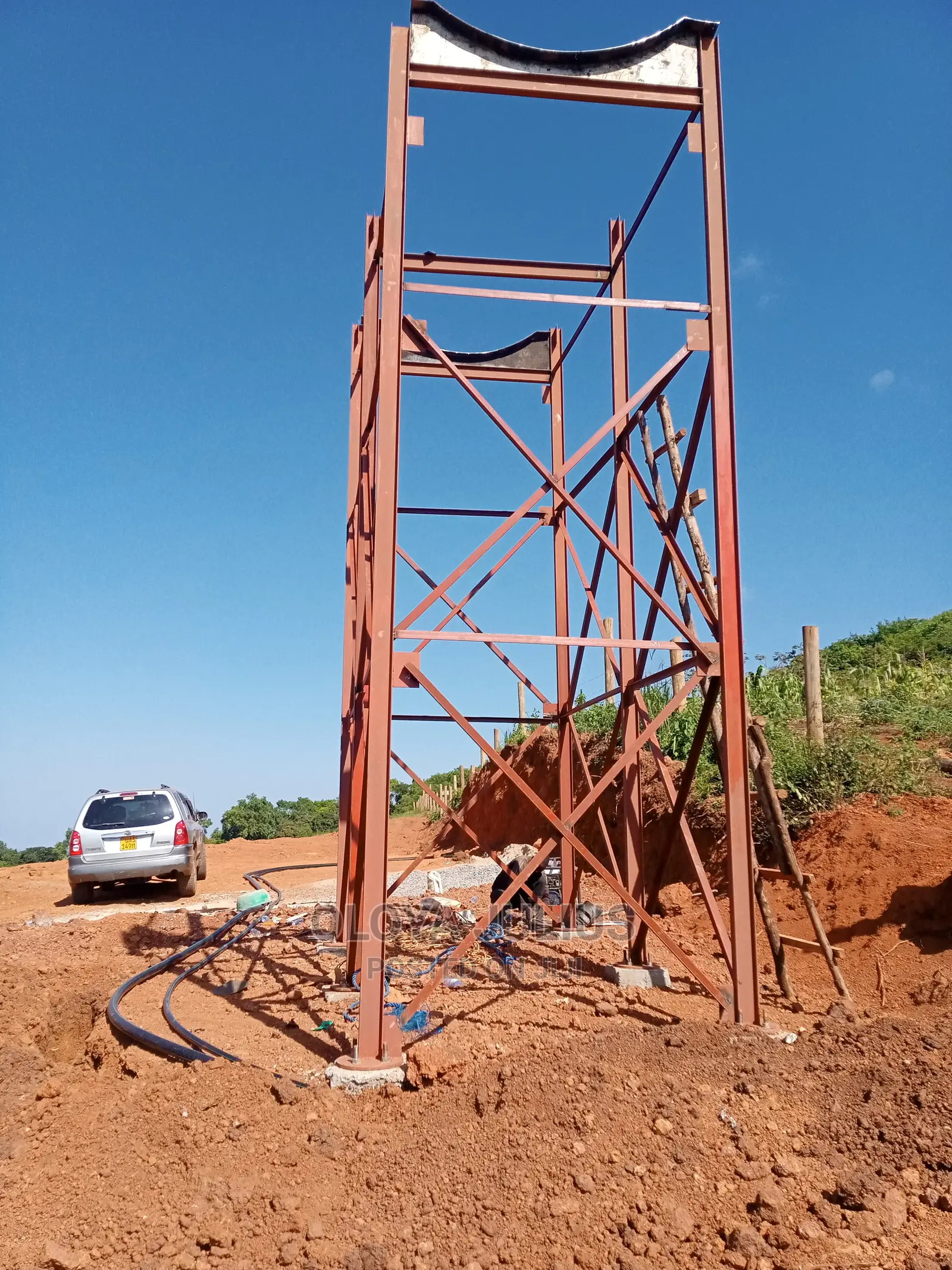20000 Liters Elevated Steel Water Tank Installations