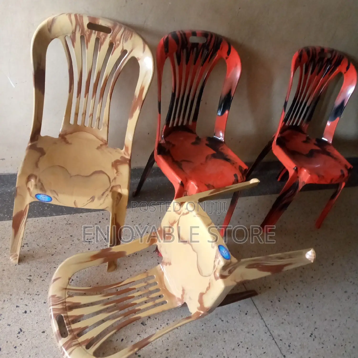 Plastic Durable Chair Armless