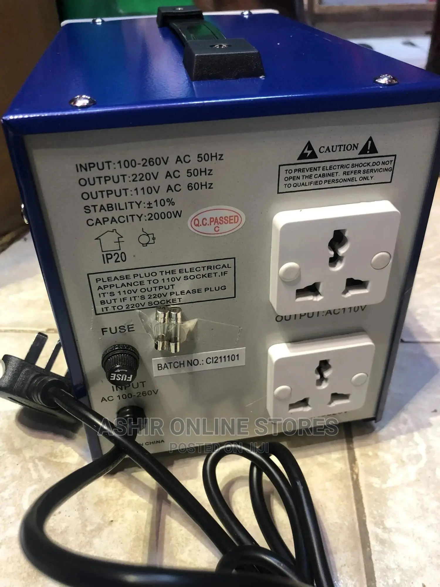 Automatic Voltage Regulator for 2000