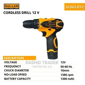 Gellen Cordless Drill 12V Screw Driver With Torque